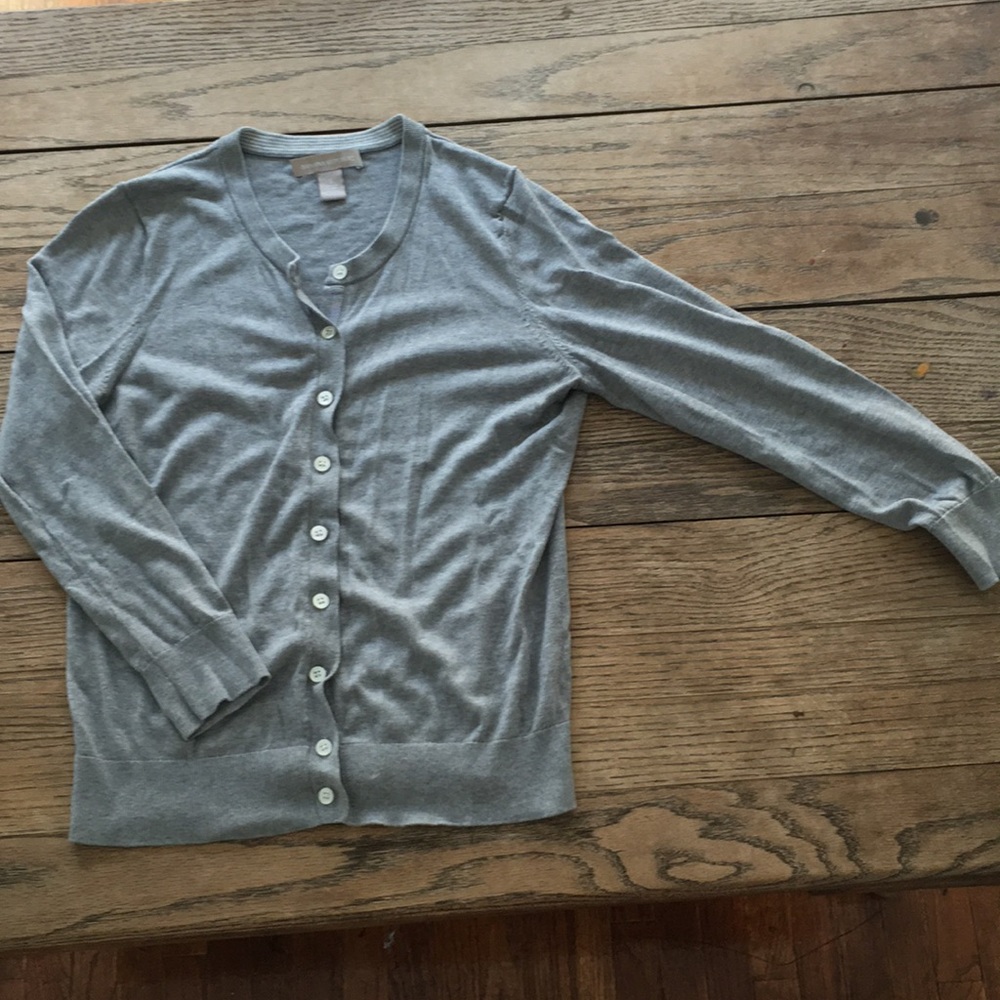 Gray Banana Republic Cardigan